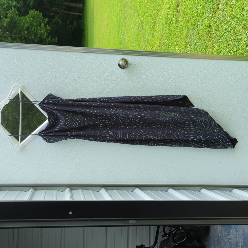 Arianna by Rachel Kaye Asymmetrical gray Glitter dress